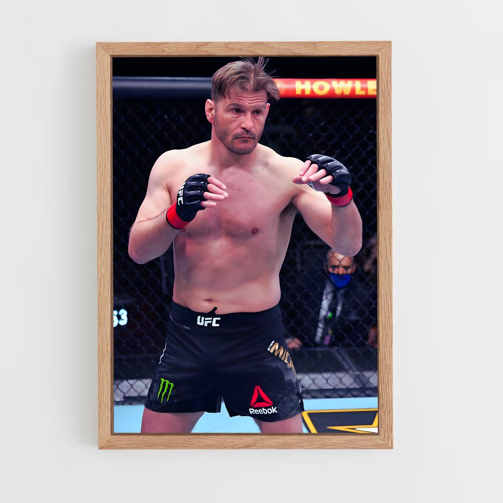Poster L'Invincible Miocic – affiche MMA (vue 4)